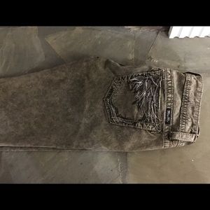 Miss Me Skinny Jeans Size 30 Olive